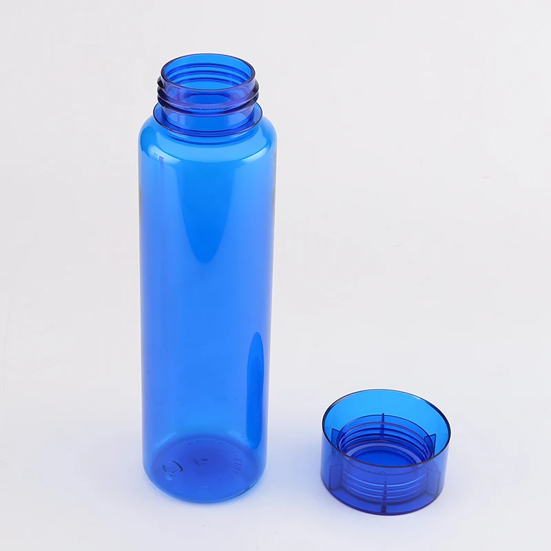 Wholesale Custom Logo Printed BPA Free  Plastic sports water bottle PET transparent bottle