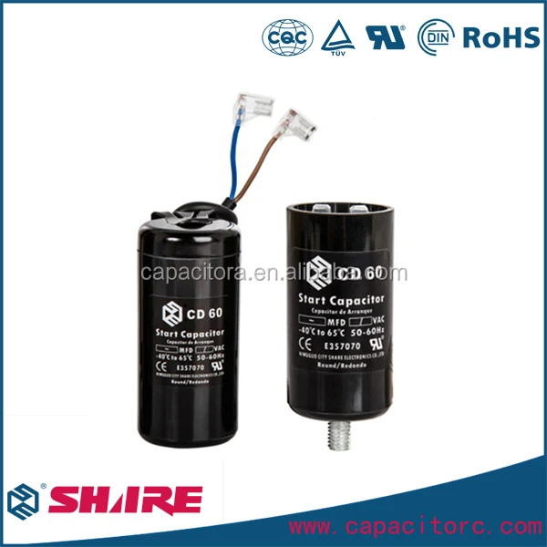 CD60 Запуска Двигателя Холодильного Компрессора Конденсатор