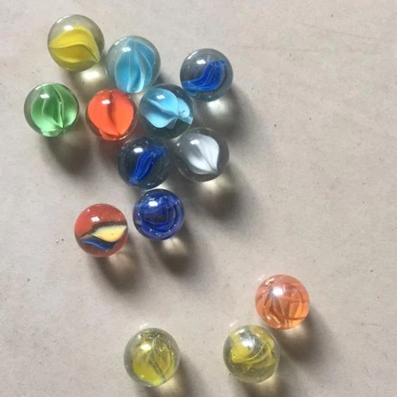 
Children toy Home decoration Multicolor 16mm Flowery glass marble glass sphere glass ball 