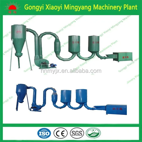 
Factory Price Hot Air Flow Drying Machine Biomass Sawdust Grass Leaves Rice Husk Pipe Dryer 