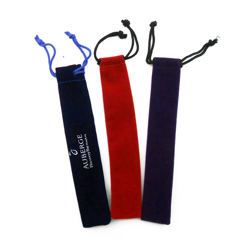 Bag Pen Velvet New Style Custom Jewelry Diy Souvenirs Hot Sale Small Drawstring Pen Pouch