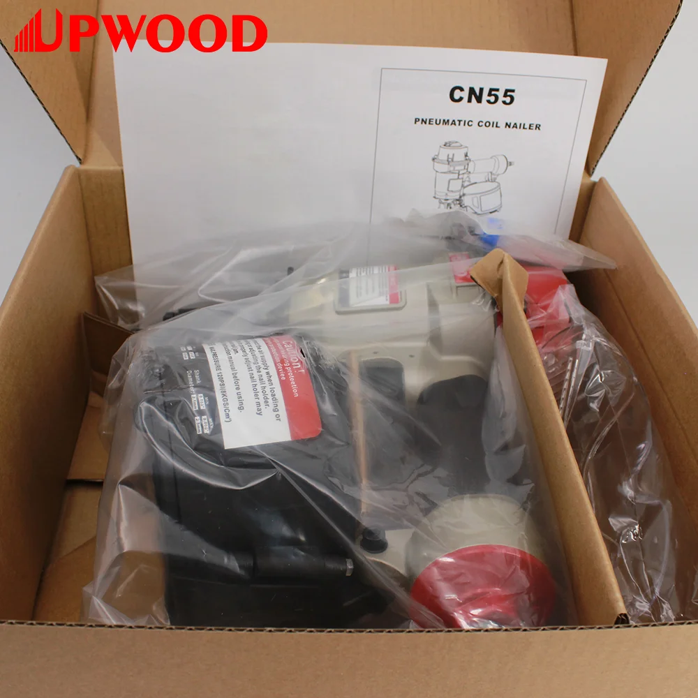 UPWOOD Industrial Pneumatic Coil Framer Nail Gun CN55