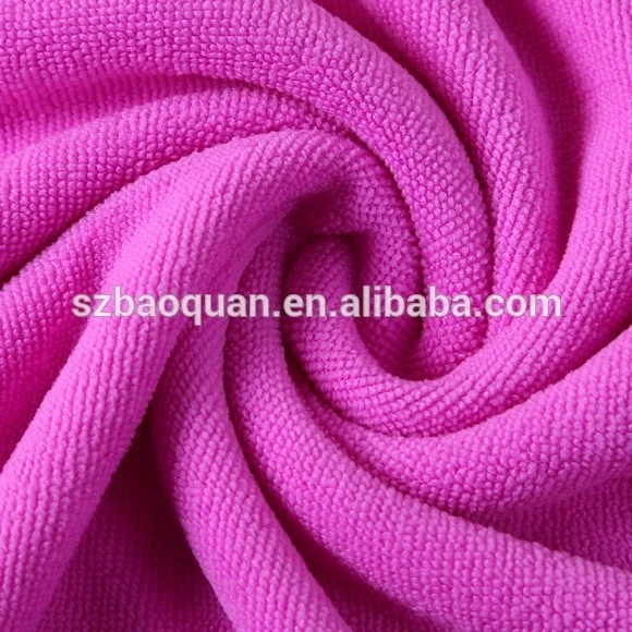 Hot sell solid color 100 polyester microfiber swimming bath towel