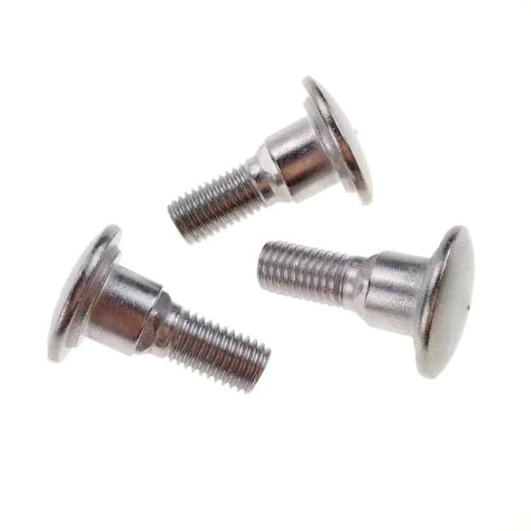 Винты-каретки из нержавеющей стали на заказ болты крепеж с круглой шейкой и плоской головкой M8