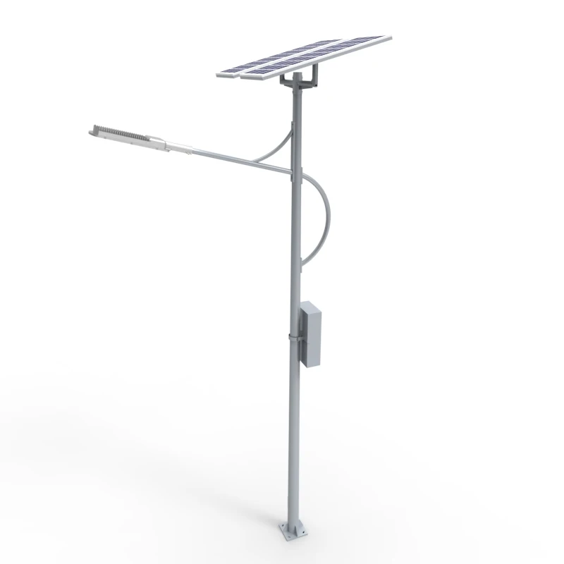 Factory price high intensity hot galvanized 9 meters solar street light pole