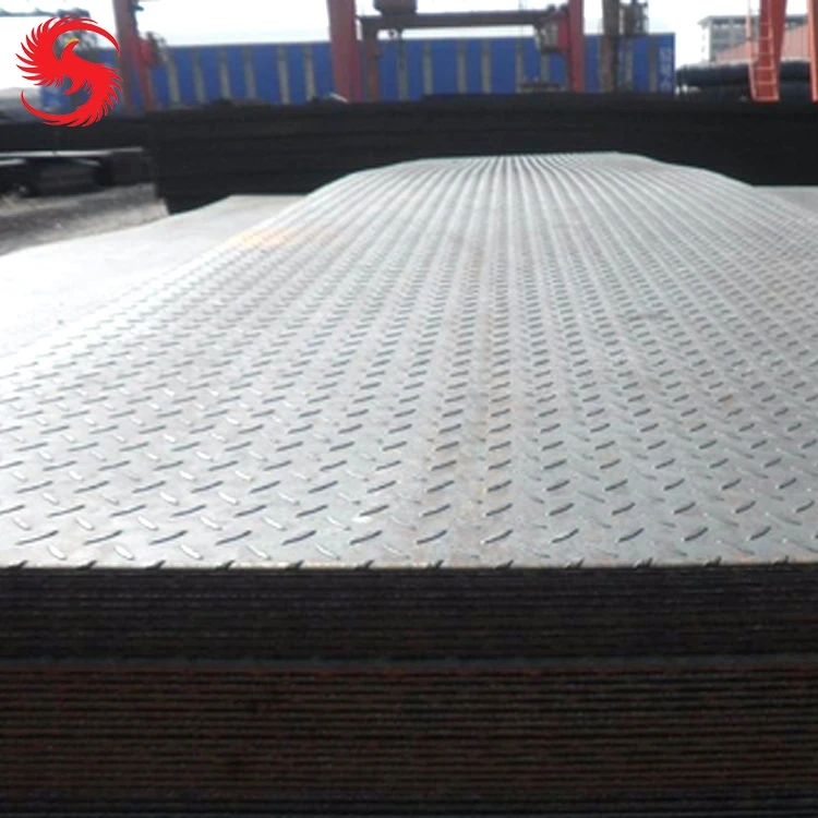6.75*1500 ss400 Q235 Mild Steel Checker Plate for Floor Sheet/Mild Steel Plate Diamond Checker Plate Size S235jr