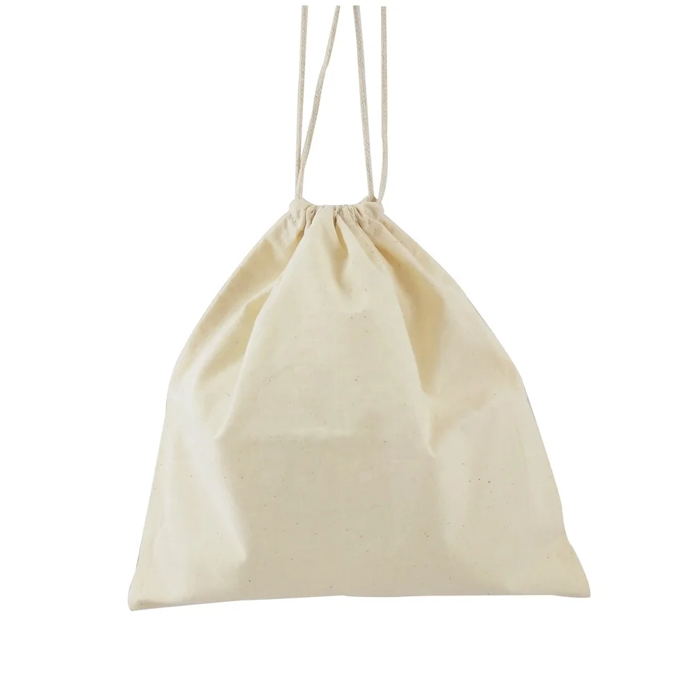 
Custom Printed Cotton Drawstring Dustbag 