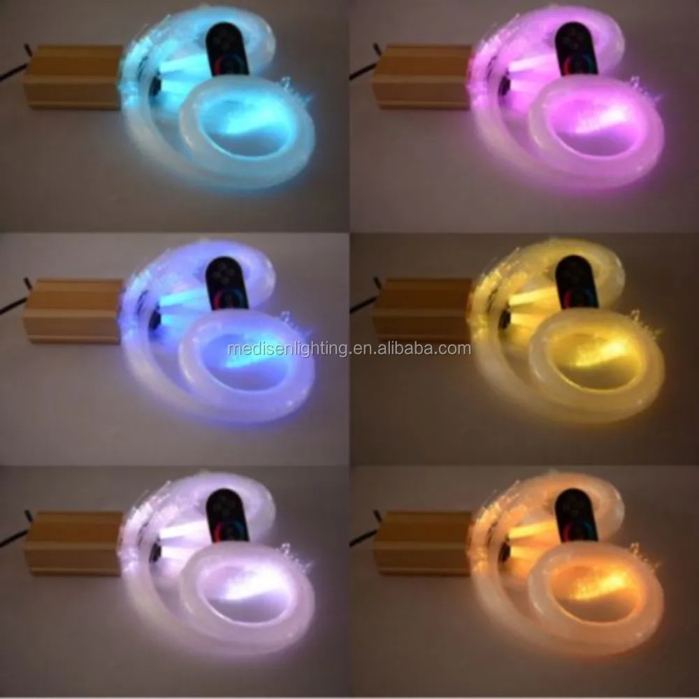 5w Diy led RGB PMMA optical fiber car roof top ceiling star light for car decoration