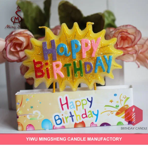 Novelty colorful crazy party candle birthday