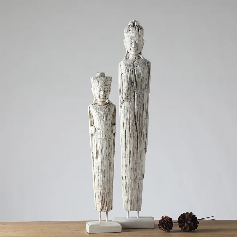 Factory Home Decoration Tabletop Indoor Art Polyresin Resin Buddha Statue