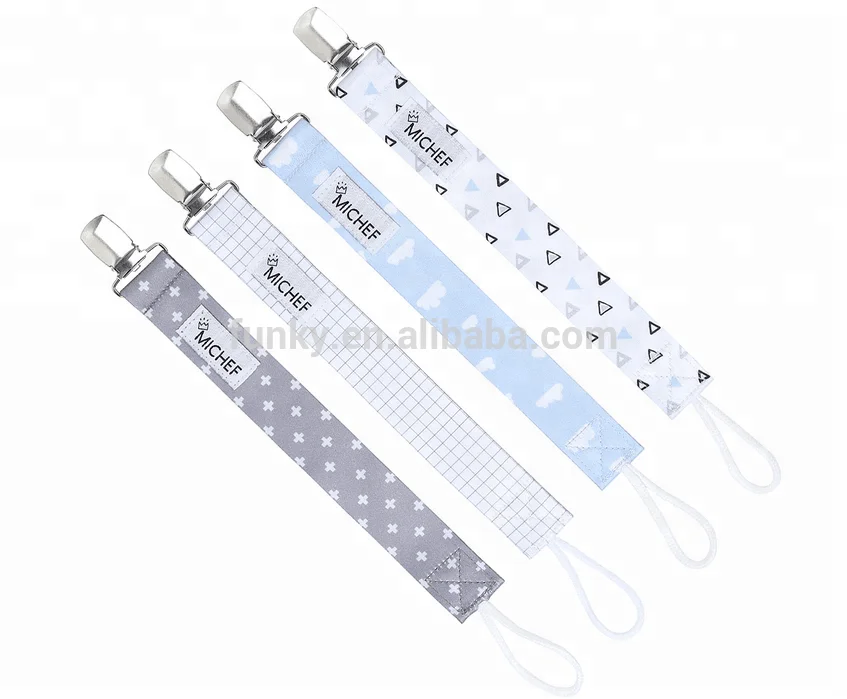 
Best Selling Unisex Baby Product Wholesale Pacifier Clip 4 Pack 