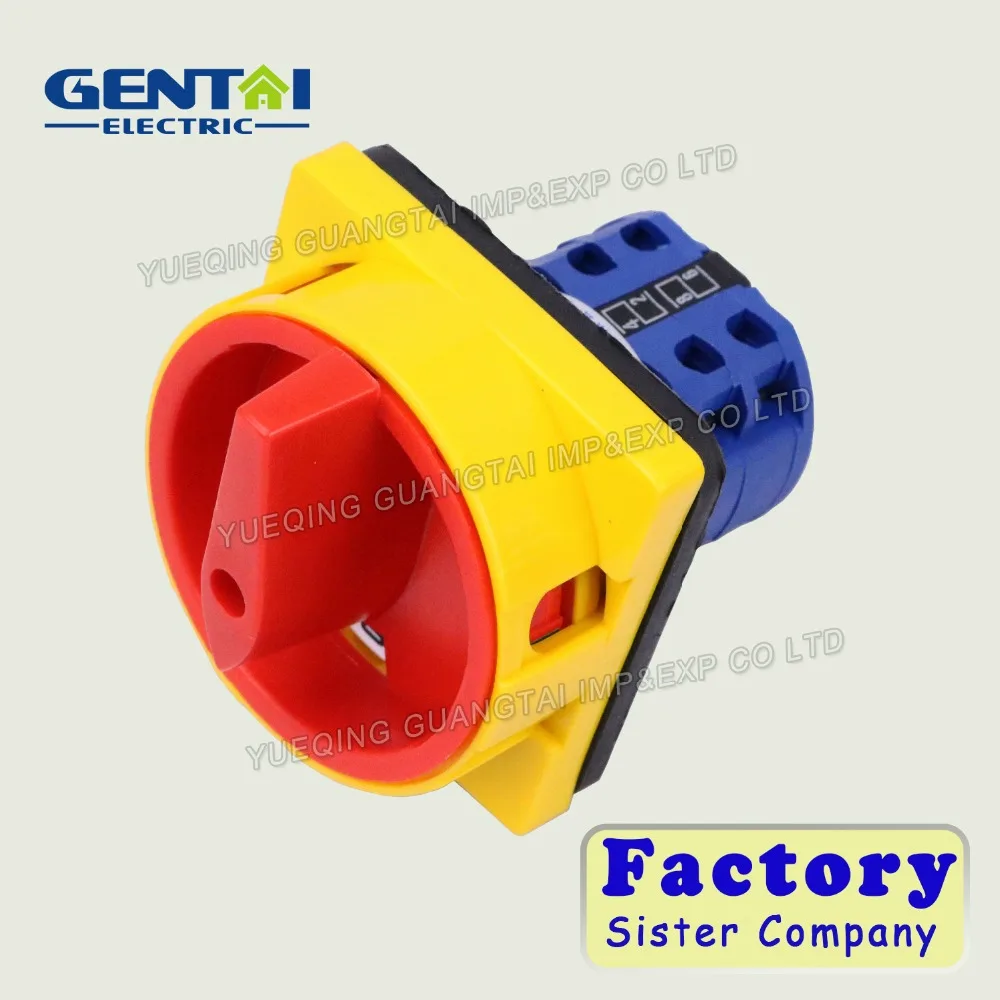 High Quality  ac manual cam switch rotary changeover change over switch