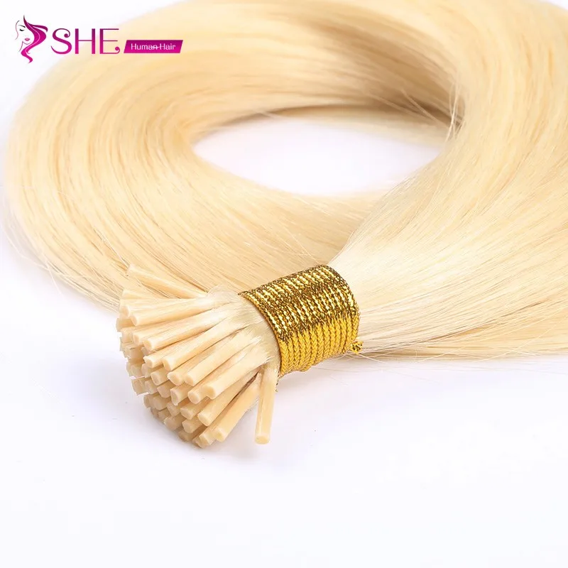 
BeautymaxHair Italian keratin glue red straight brazilian flat tip hair extensions 