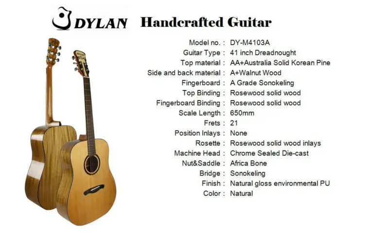 A new product handmade spanish lossless sound acoustic guitar