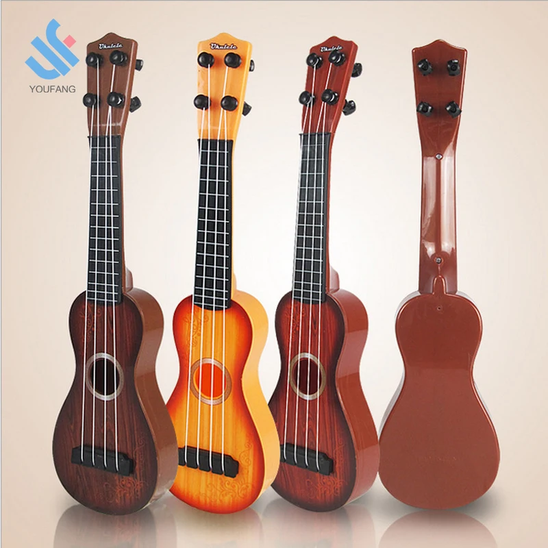 YF-C0105 раннего образования интеллектуальные Высокое качество детских музыкальных инструмента мини-четыре dazzle гитара игрушки