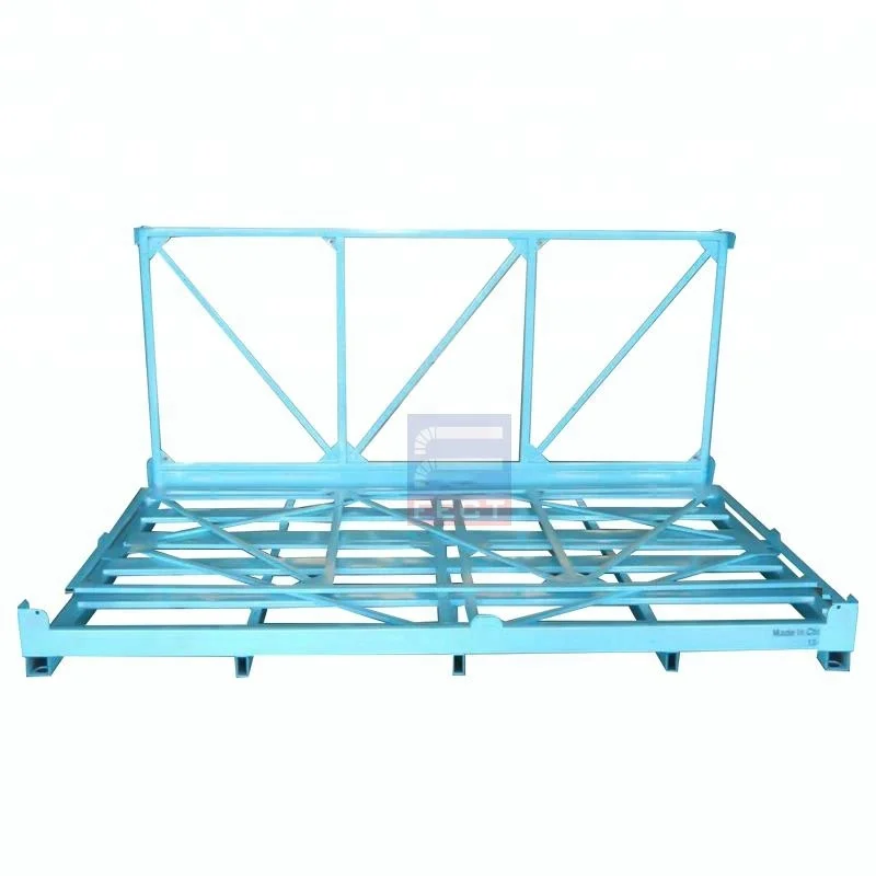 Heavy Duty Scale Spray Paint Galvanized Steel Metal Pallet For Supermarket