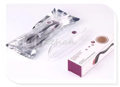 0.5-3.0mm 540 Microneedle Derma Roller Micro Needles Skin Therapy Health Han Beauty Massage Tool for Face Skin (0.25mm) (Purple)