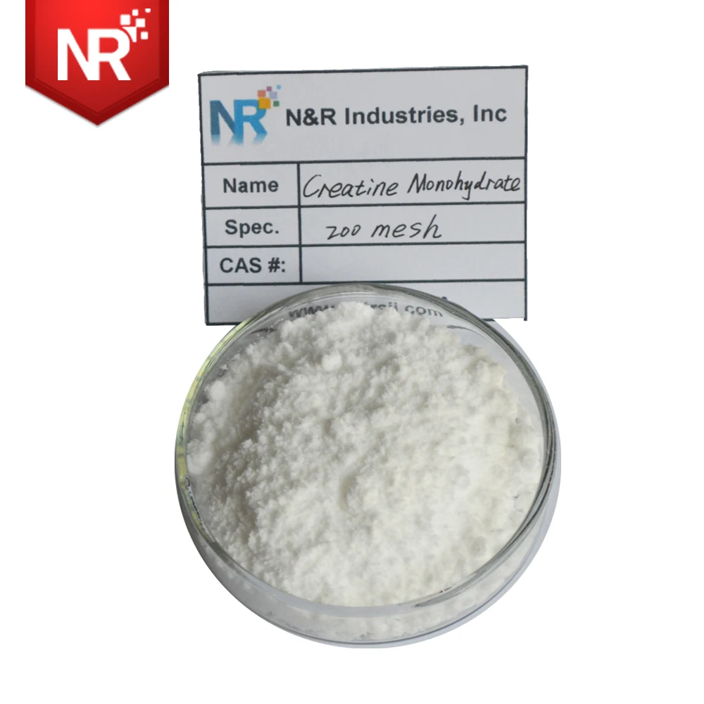 
Bulk Supply ISO Kosher Certificated Quality Creatine Monohydrate Powder 