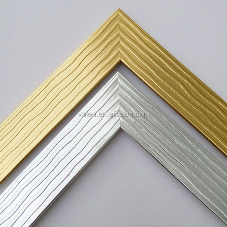 J04583 series classic antique mdf plastic painting picture frame moulding