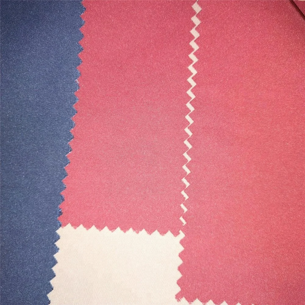 
75D Cation Double-layer twill stripe 100%Polyester woven fabric material /Eco-friendly raw material 