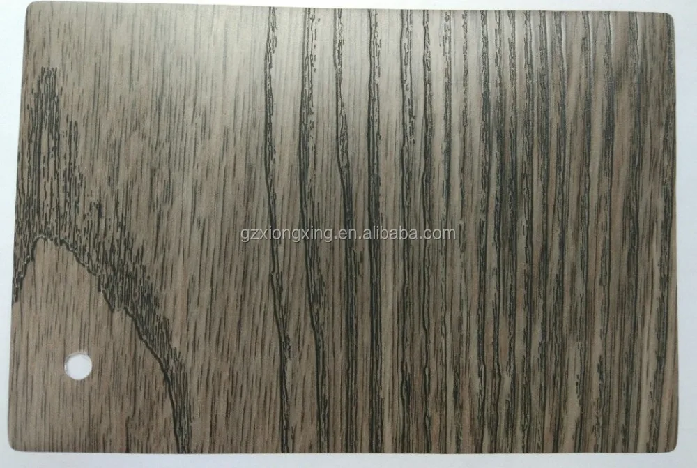Wiping Wood Grain PVC Film For furniture[XiongXing]