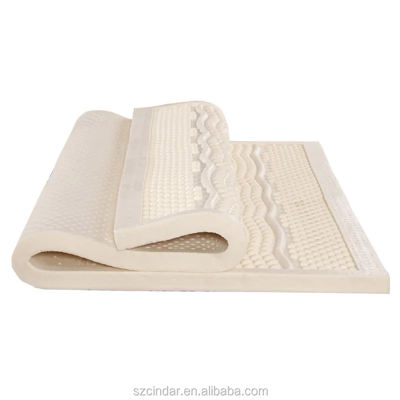 Superior Quality Natural Latex Hotel Mattress Single Spring King Size Bed Pad