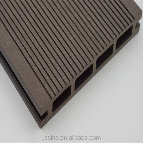 
Water stain resistant wpc decking for outdoor cafe, exterior wood plastic composite deck floor/flooring/board 