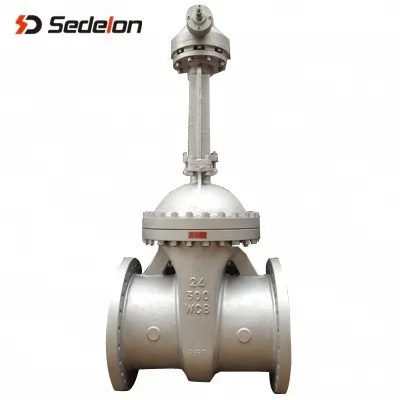 Flanged Gate Valve ANSI 300 Cast Steel Gate Valve Gear operated manufacturer