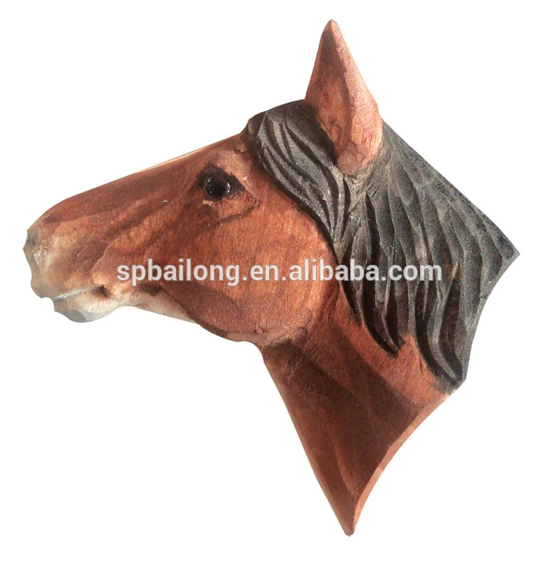 деревянные животных голову на холодильник