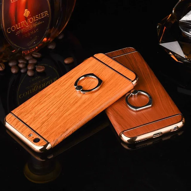2017 новые древесины чехол для телефона кольцо для iphone 8