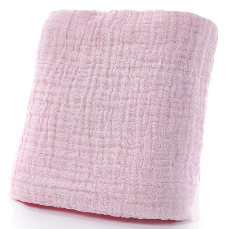 6 Layer Muslin Cotton Dual Warm Baby Blanket and Bath Towel Muslin Baby Swaddle Receiving Blanket Flannel Fabric CLASSIC Adults