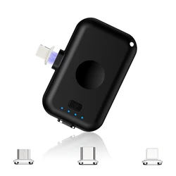 Hot sale universal Portable Charger mini Finger Magnetic power bank 8000 mah