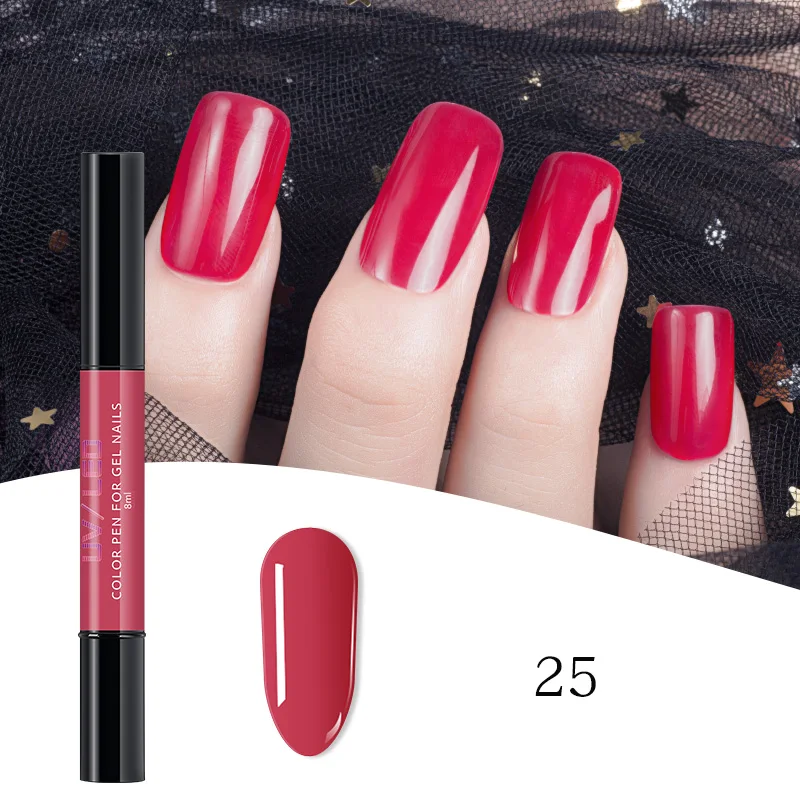 QF C48 12 Colors Customized Logo & Colors One Step No Base Top Coat Gel UV Led Nail Gel Polish