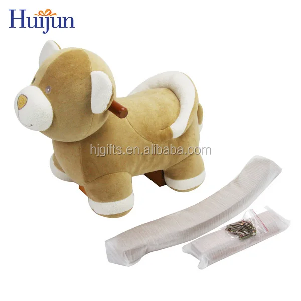 Fast Delivery Rocking Horse Toy Bear Rocking Toy From China Kids Plush Toy