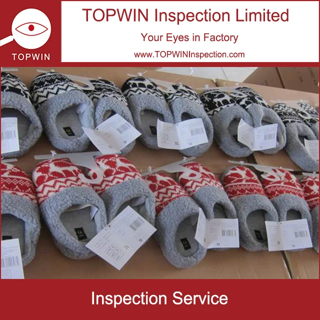 Winter slippers Pre-Shipment Inspection Services