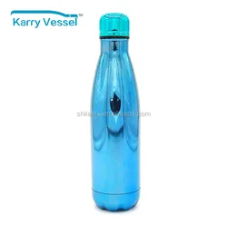 Stainless steel water bottle 500ml 750ml thermos cola shape vacuun flask water bottle