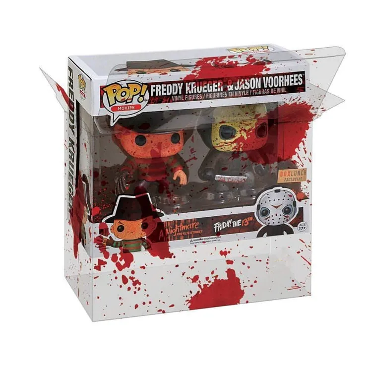 Wholesale Customized Folding Auto-lock Clear Vinyl Boxes PVC/PET Plastic Toy Display Boxes