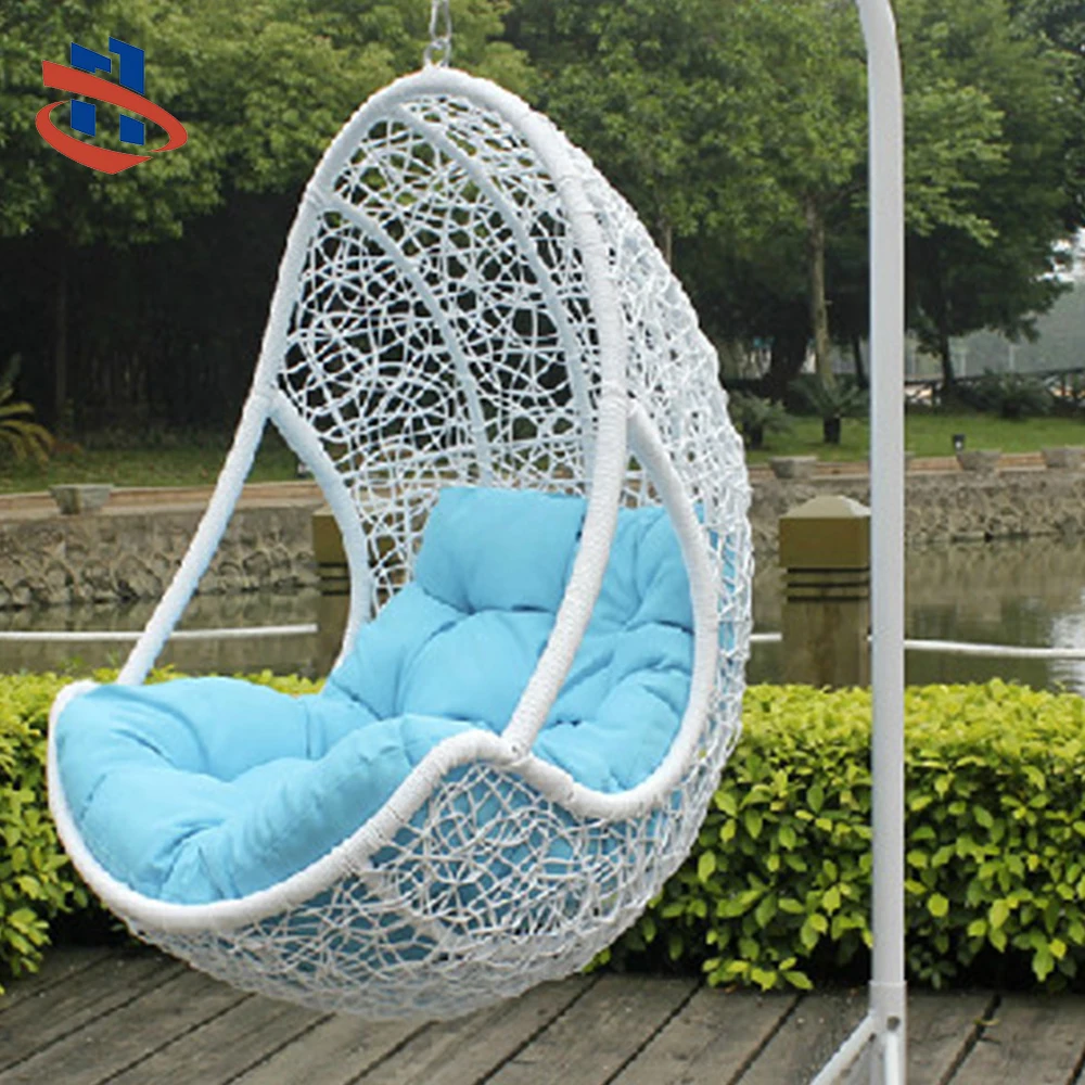 Outdoor leisure SWING/Garden furniture/Metal frame/Weave poly rattan/Wicker hand-knitted