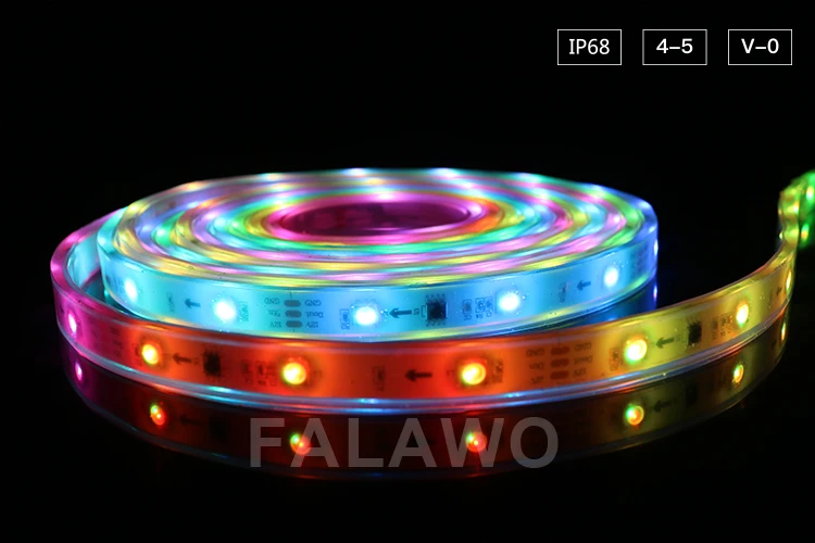 waterproof bullet pixel rgb led strip