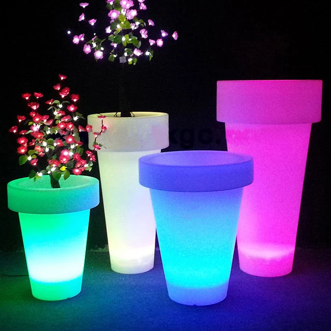 luxury party decorations led outdoor flower pot led indoor potted plants grow light