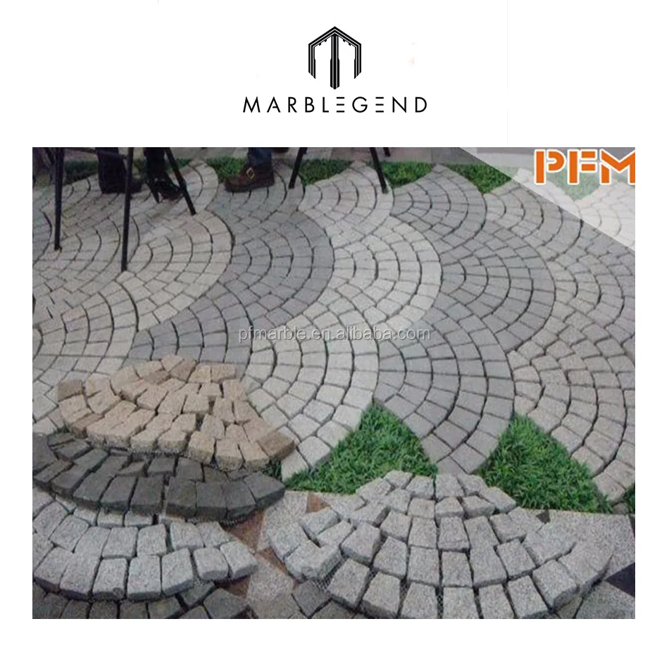 
China factory price high quality curved basalt paving bricks stone 