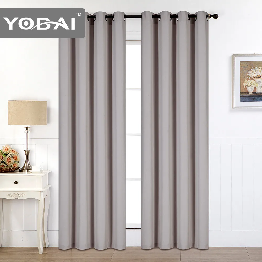 Wholesale Faux Linen Curtains For The Living Room In Stock