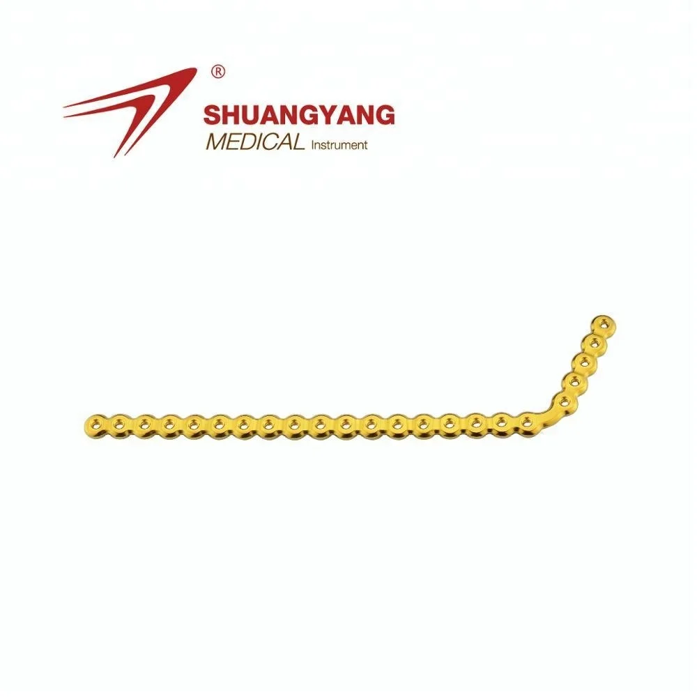 Locking Maxilloficial Reconstruction Implant Thread Guide L- Plate