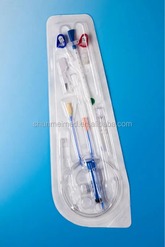 Dialysis double lumen catheter hemodialysis