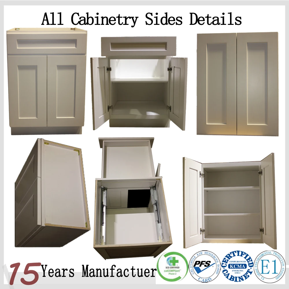 
Chinese Suppliers Modern Solid Wood KCMA Kitchen Cabinet 