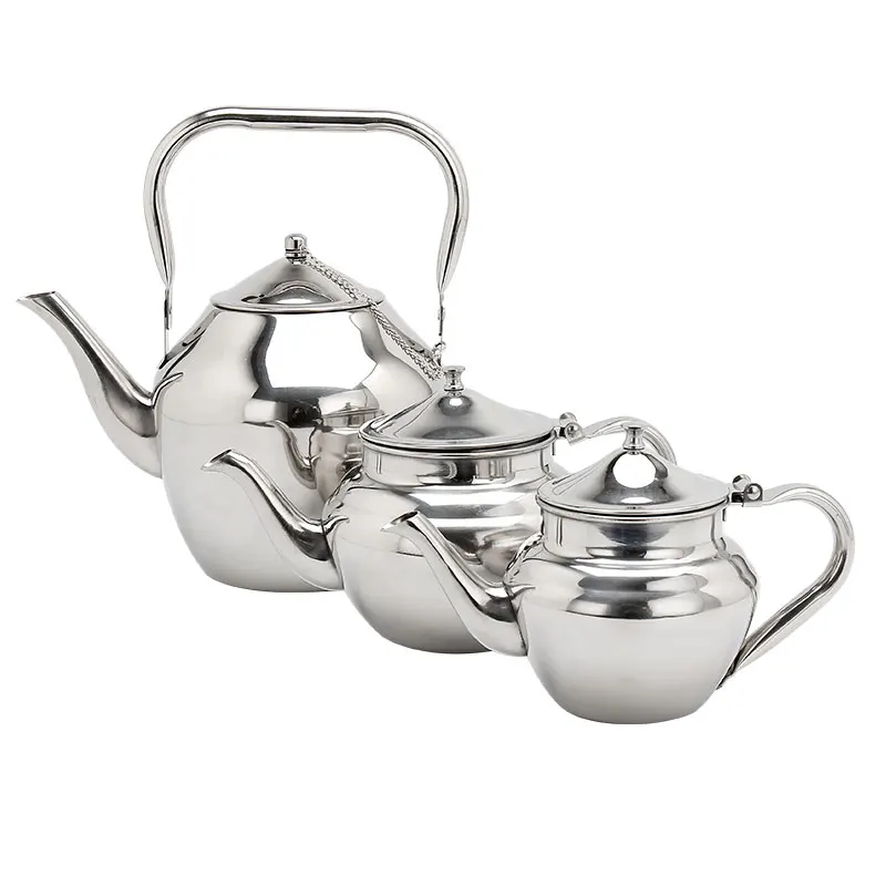
Hot sale 12 pcs Stainless Steel Tea Sets Hotel Collection Coffee Service Set Teaware 