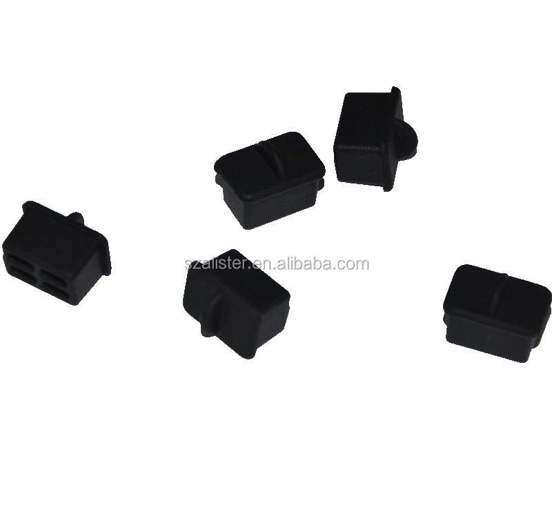 Custom Made  RJ45 cable USB silicone rubber dust cover Laptop, PC silicone Accessory