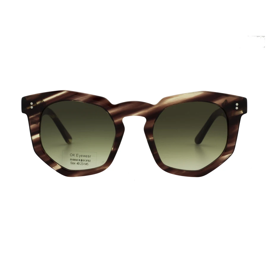 Mazzucchelli 1849 Italy Sunglasses Lenses Certificated Passed Tortoise Ivory Brown Color Better Quality Sunglasses