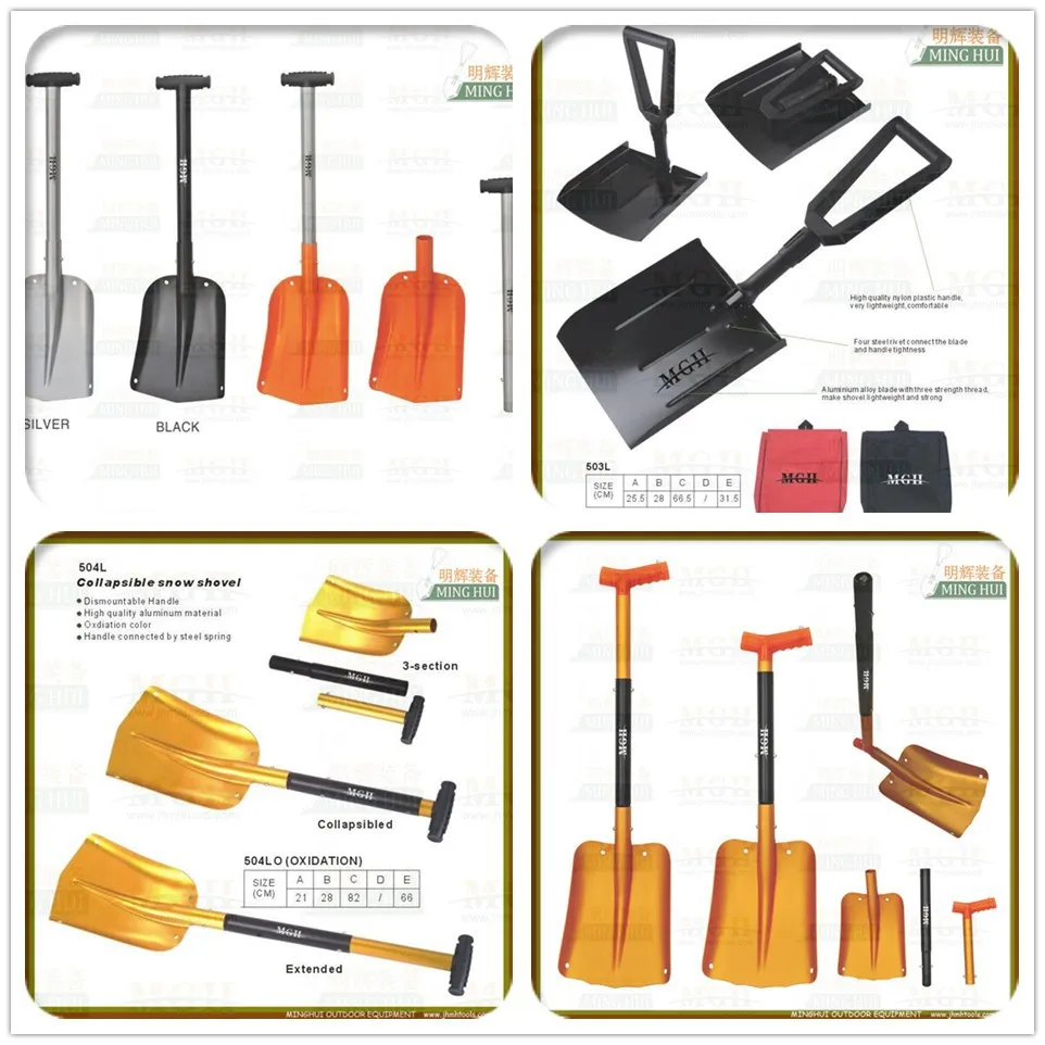 
Multi Function Telescopic heavy duty snow shovel factory 