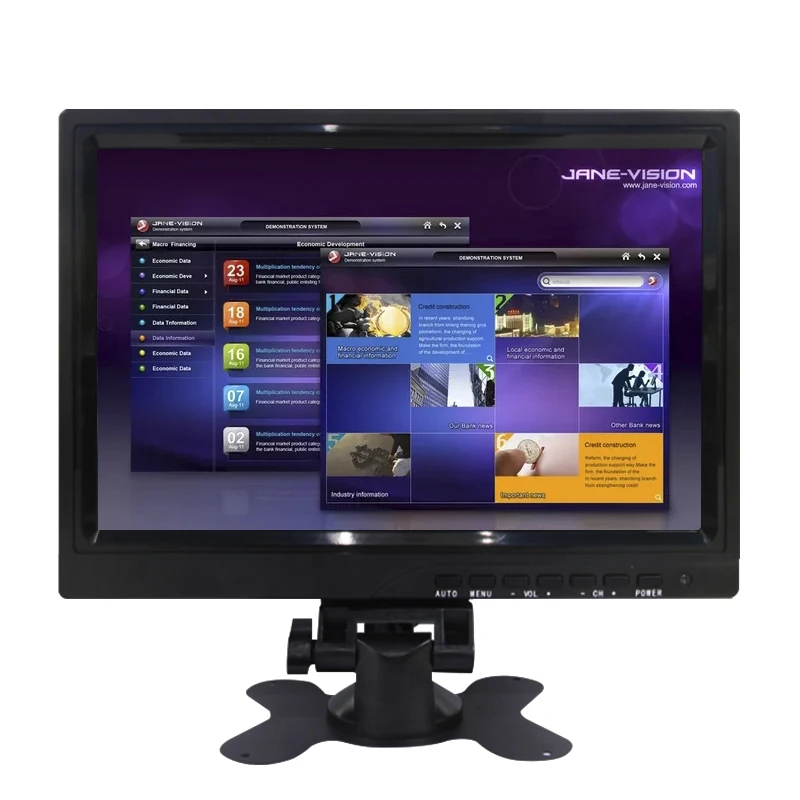 Customized rearview mirror monitor 10.1 inch IPS screen car roof lcd capacitive touch monitor